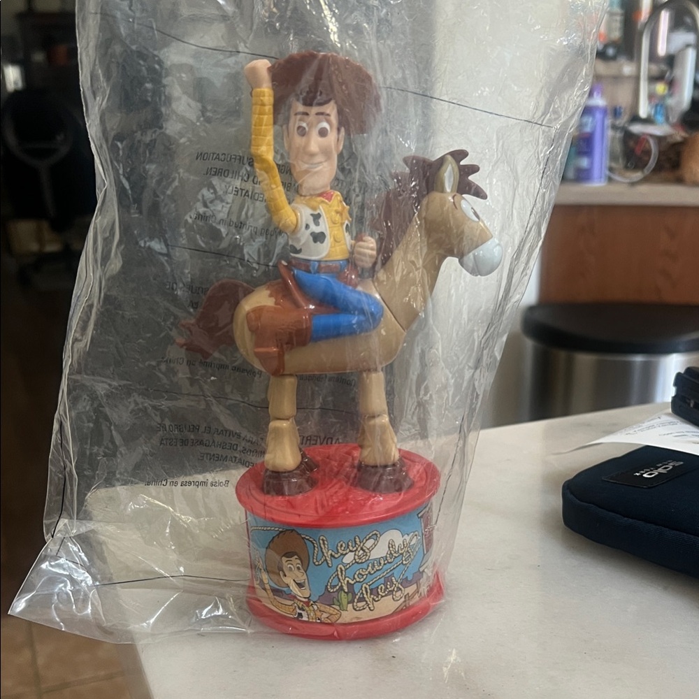 McDonald's Woody and Bullseye Action Figure - Red, Yellow, Blue, Brown